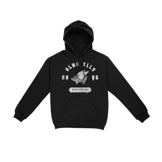 College Spray Paint Hoodie